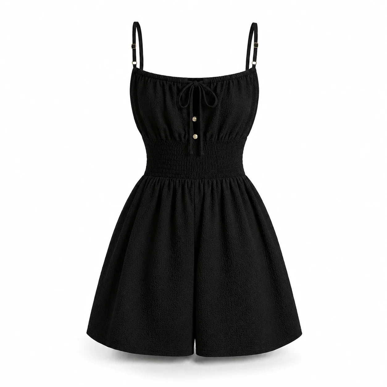Textured Cami Romper WHD0606153