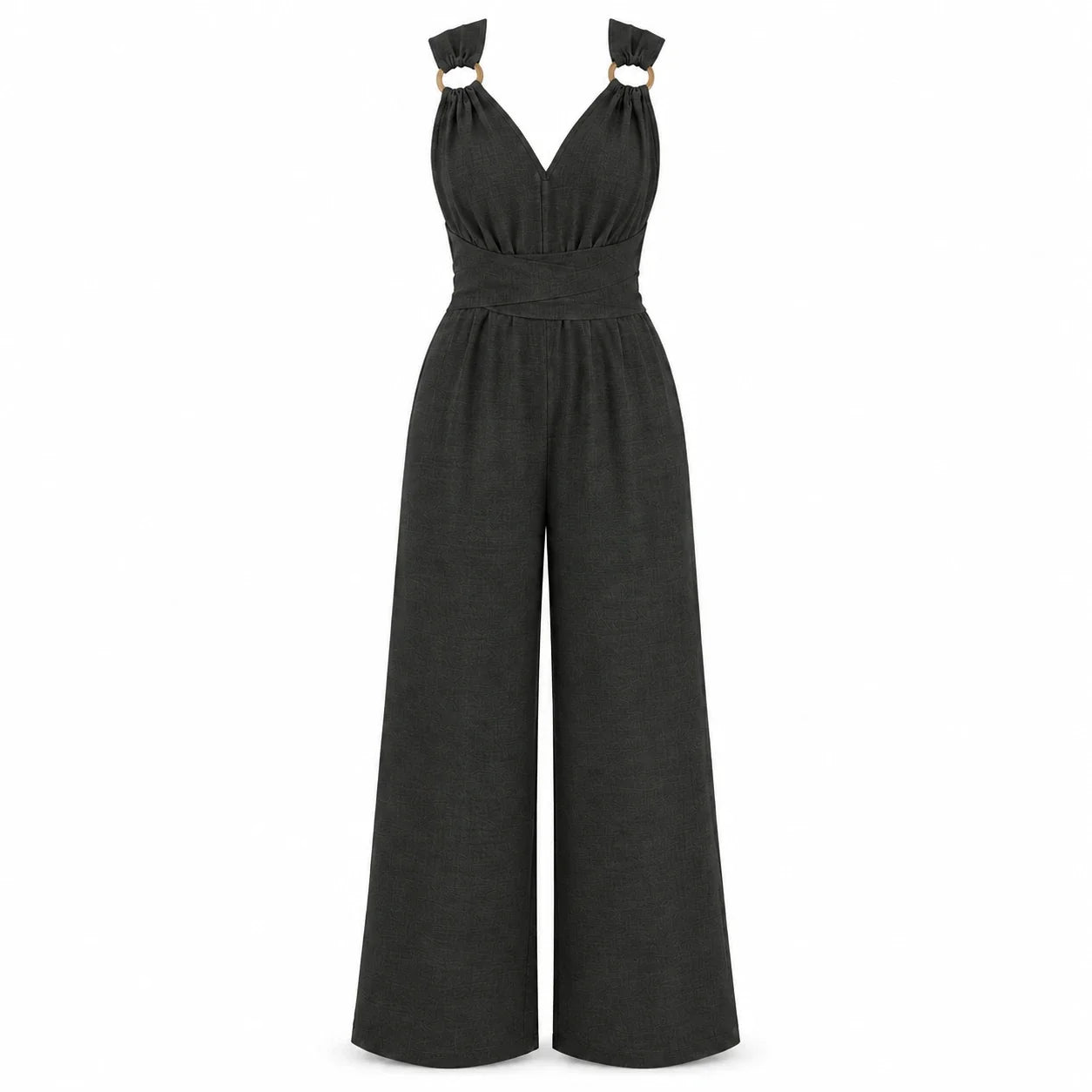 Open Back Wide Leg Jumpsuit WHD0606154