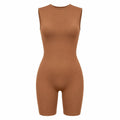 Sleeveless Biker Romper WHD0606157