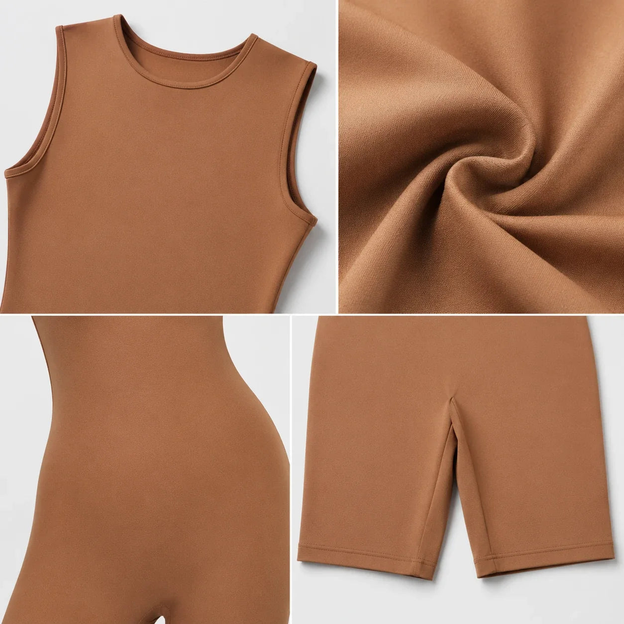 Sleeveless Biker Romper WHD0606157