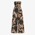 Strapless Printed Wide Leg Jumpsuit WHD0606159
