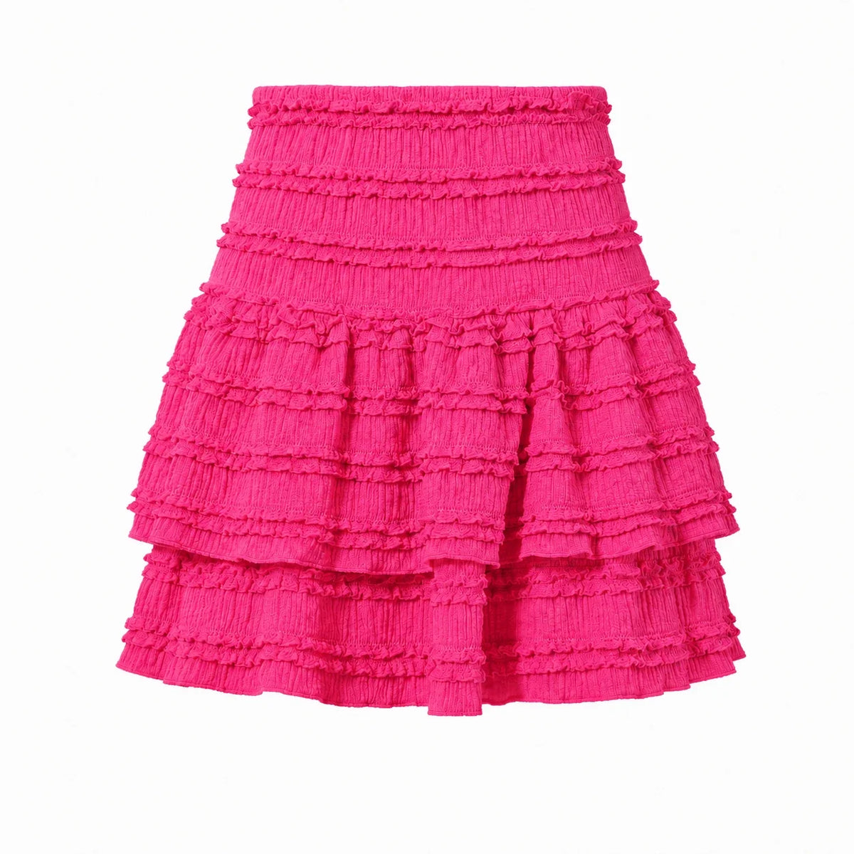 Tiered Ruffle Mini Skirt WHD0606168