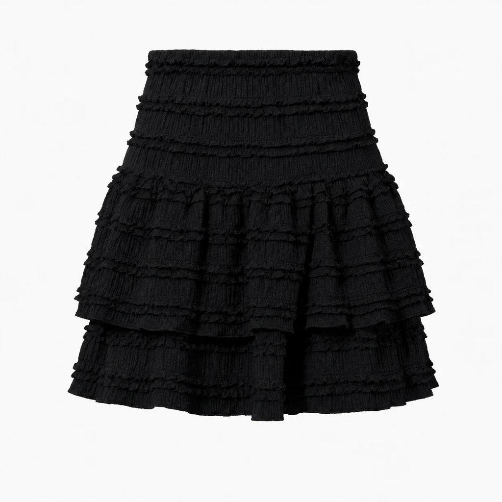 Tiered Ruffle Mini Skirt WHD0606168