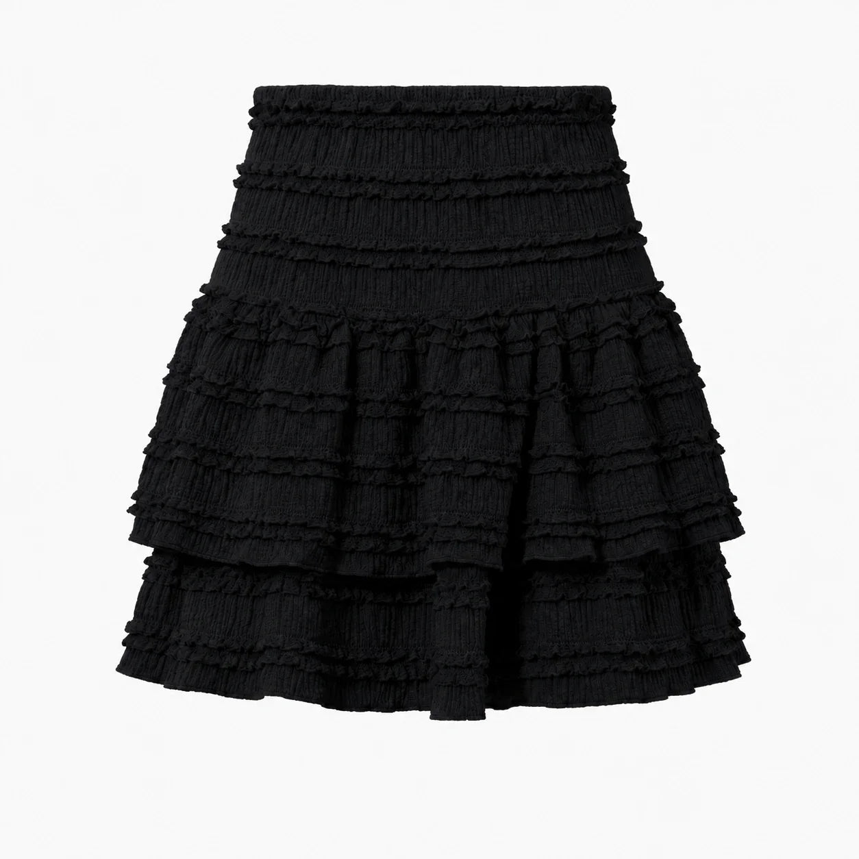 Tiered Ruffle Mini Skirt WHD0606168