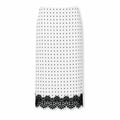 Polka Dot Lace Midi Skirt WHD0606169