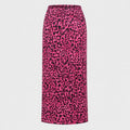 Leopard Print Maxi Skirt WHD0606170