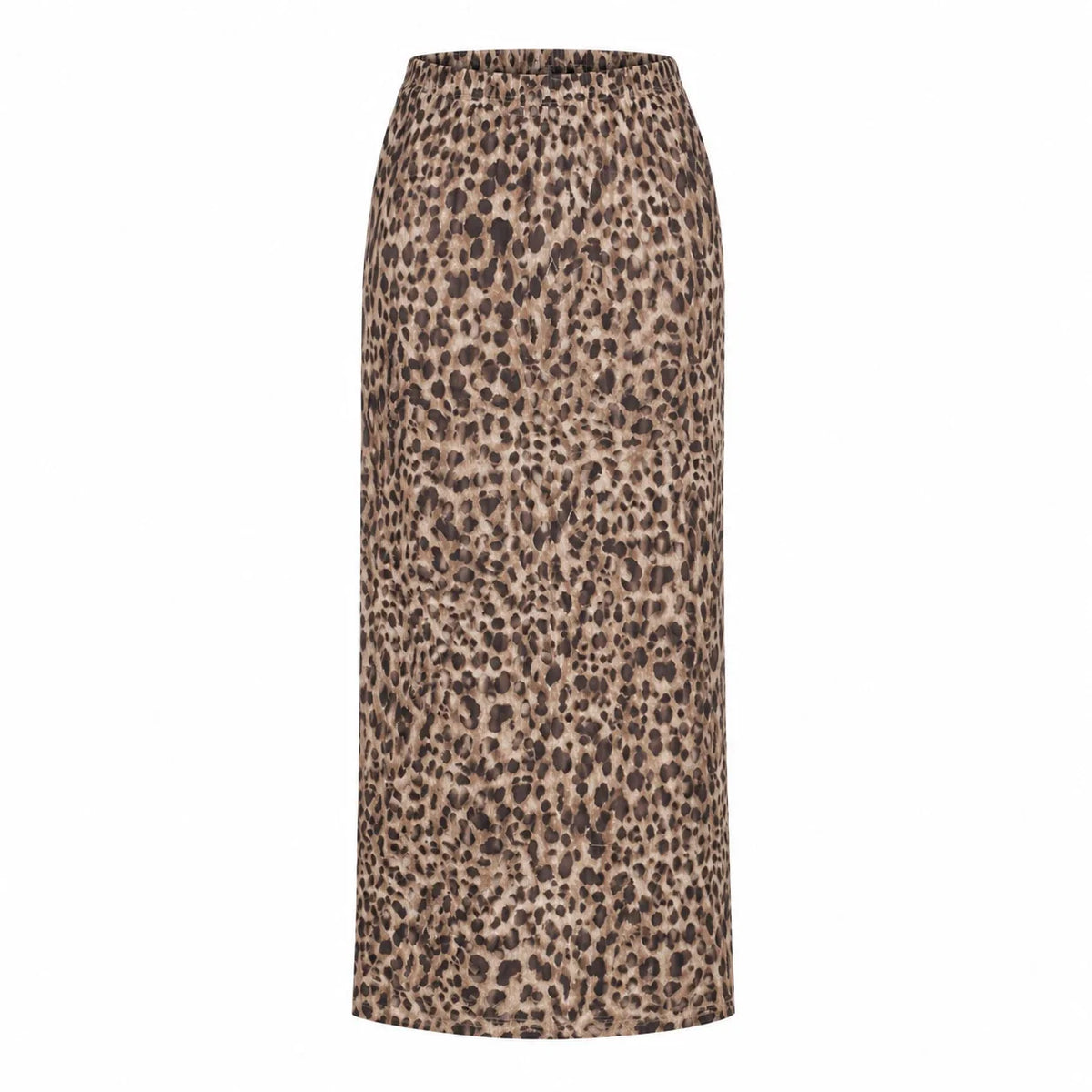 Leopard Print Maxi Skirt WHD0606170