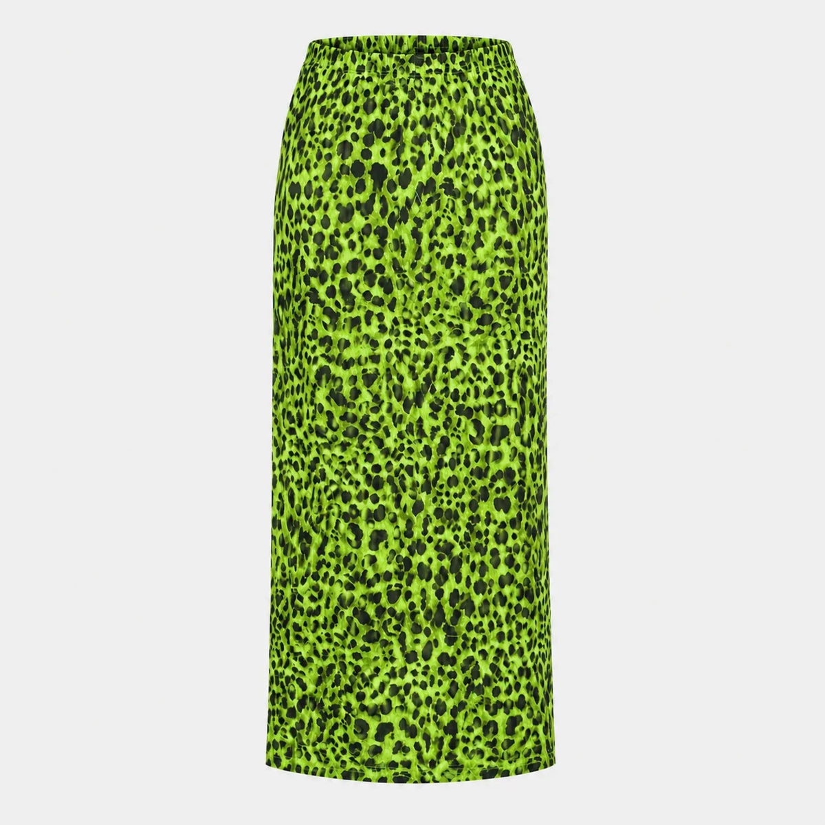 Leopard Print Maxi Skirt WHD0606170