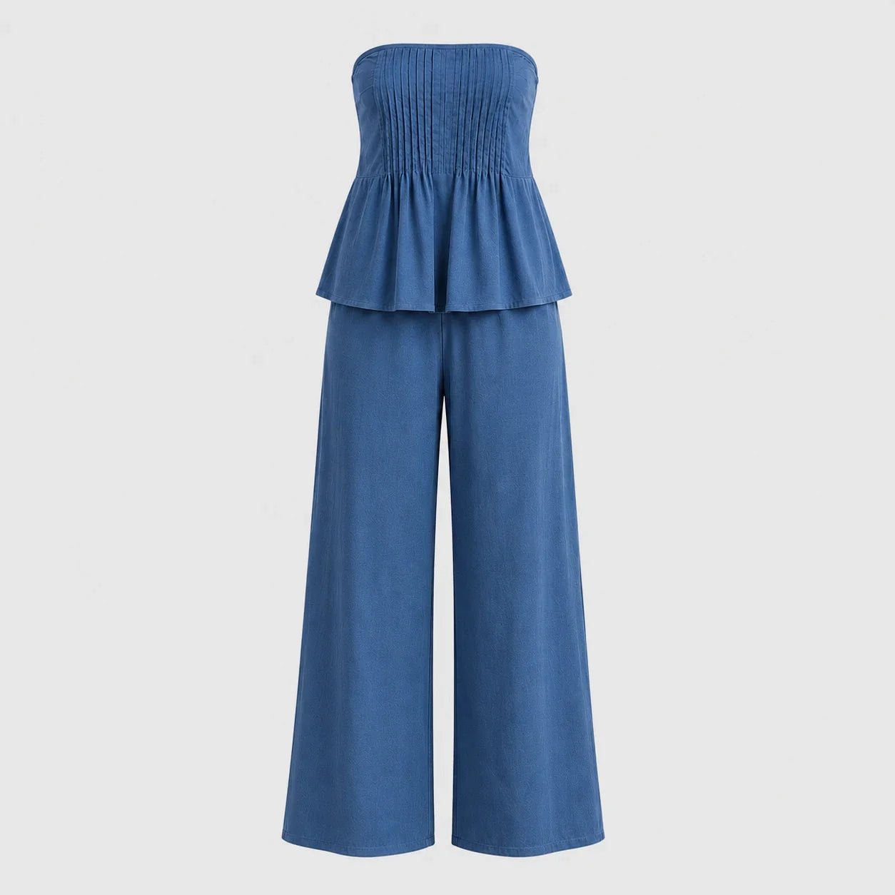 Smocked Crop Maxi Set WHD0606174