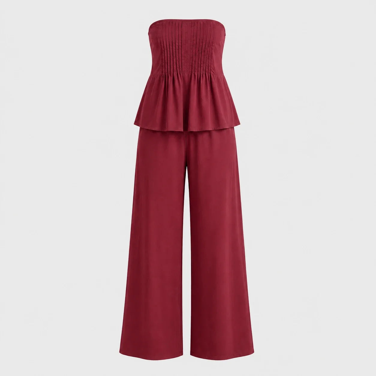 Smocked Crop Maxi Set WHD0606174