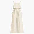 Square Neck Wide Leg Jumpsuit WHD0606175