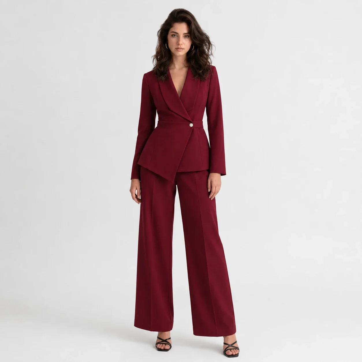 V-Neck Shorts Lounge Set WHD0606180