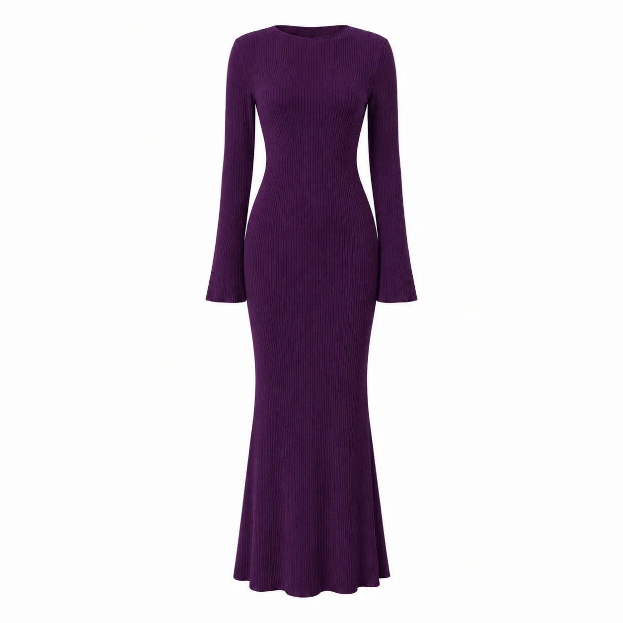 Textured Knit Maxi Dress WHD0606194