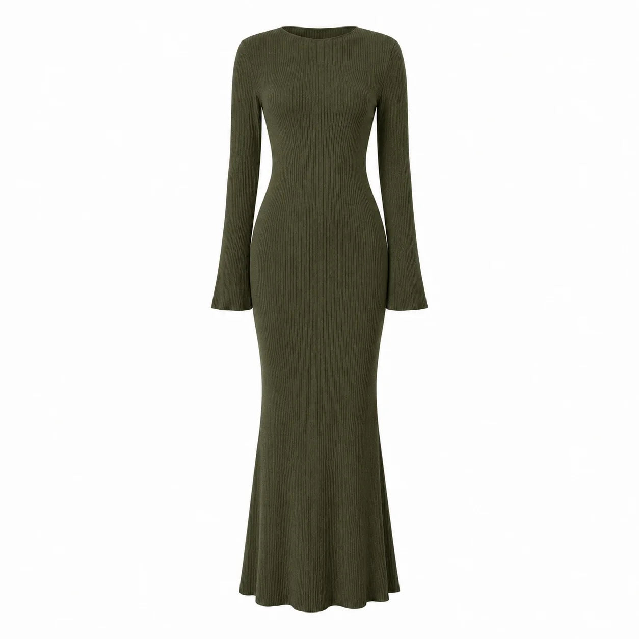 Textured Knit Maxi Dress WHD0606194