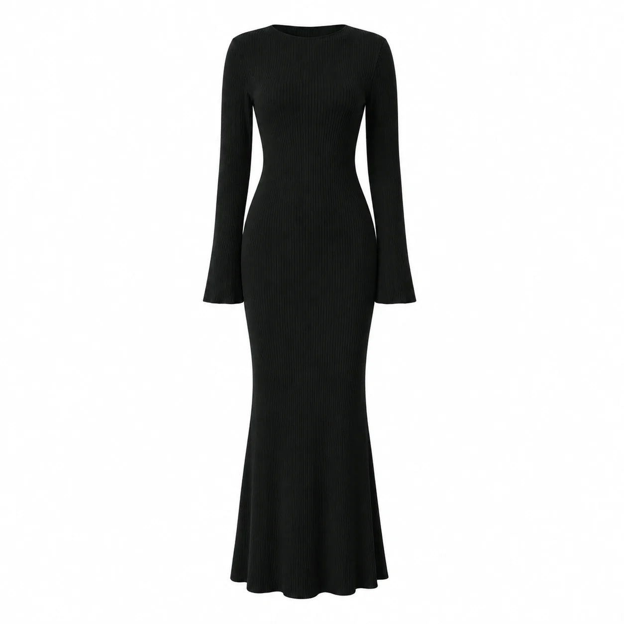 Textured Knit Maxi Dress WHD0606194
