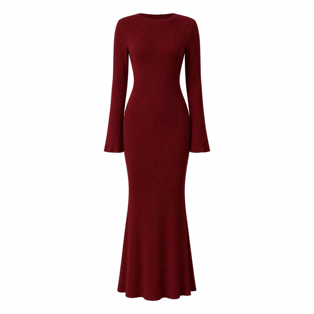 Textured Knit Maxi Dress WHD0606194
