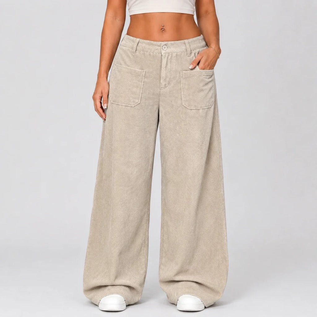 Low Rise Corduroy Pants WHD0606202