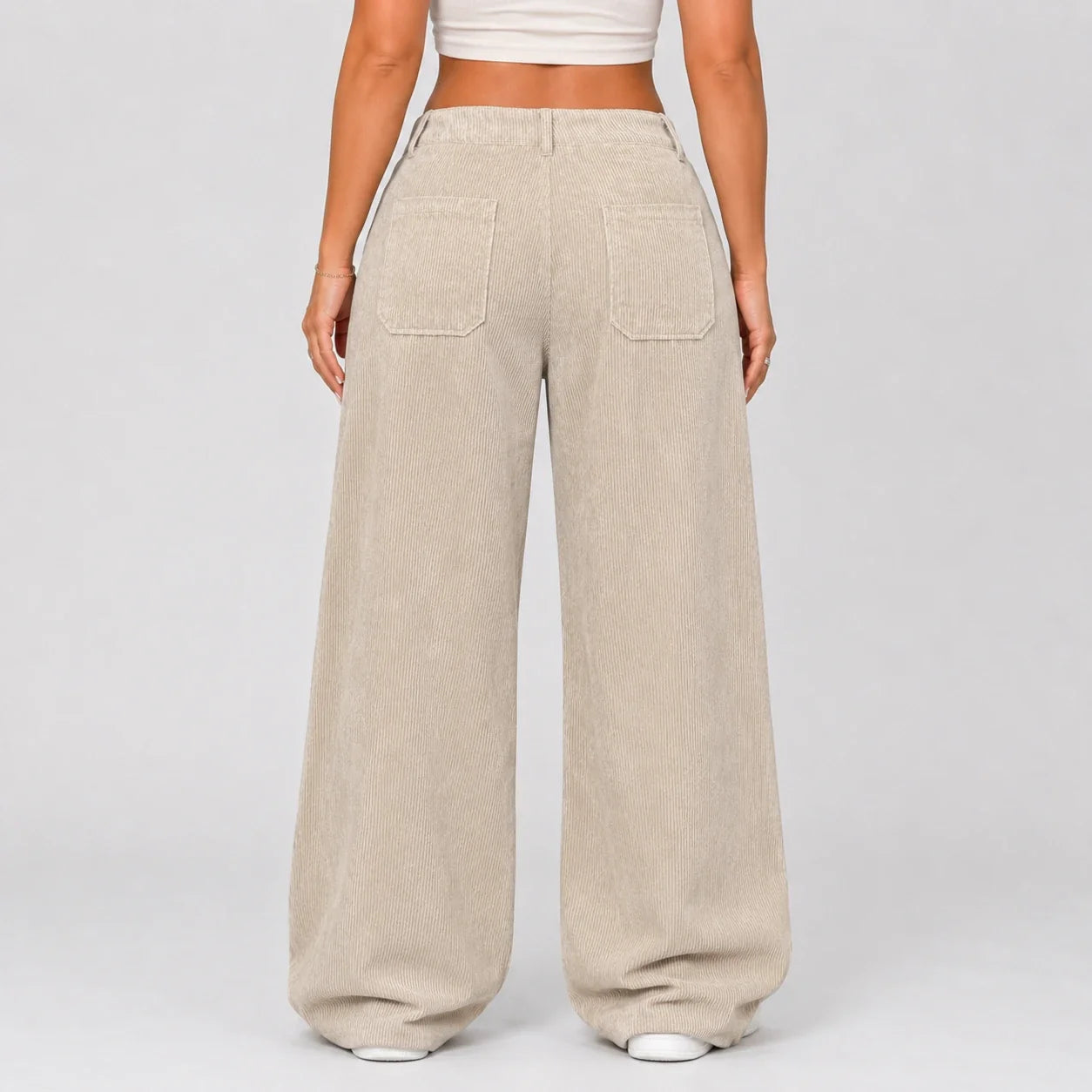 Low Rise Corduroy Pants WHD0606202