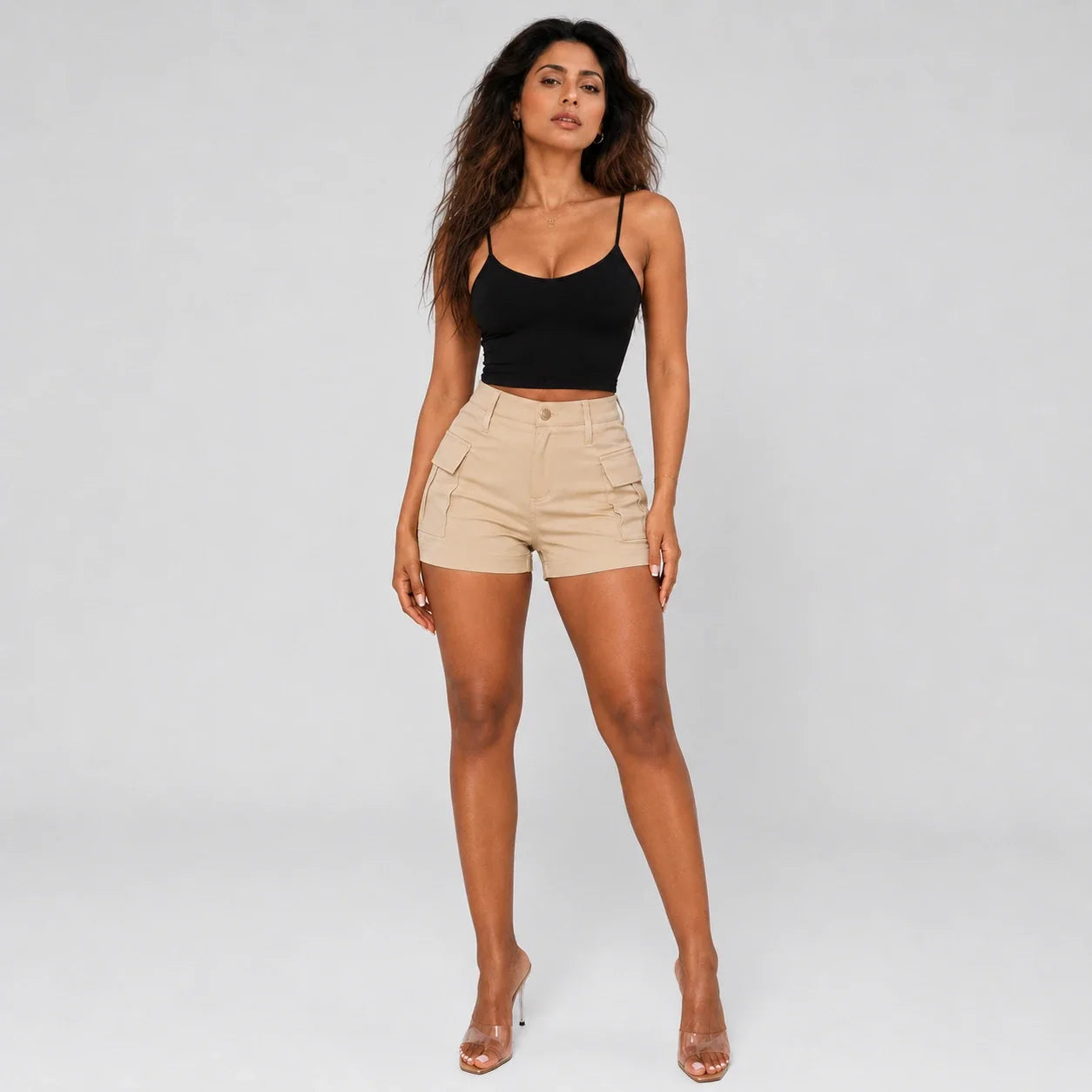Halter Utility Romper WHD0606203