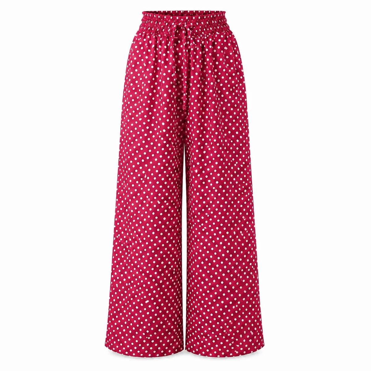 Polka Dot Wide Leg Pants WHD0606204