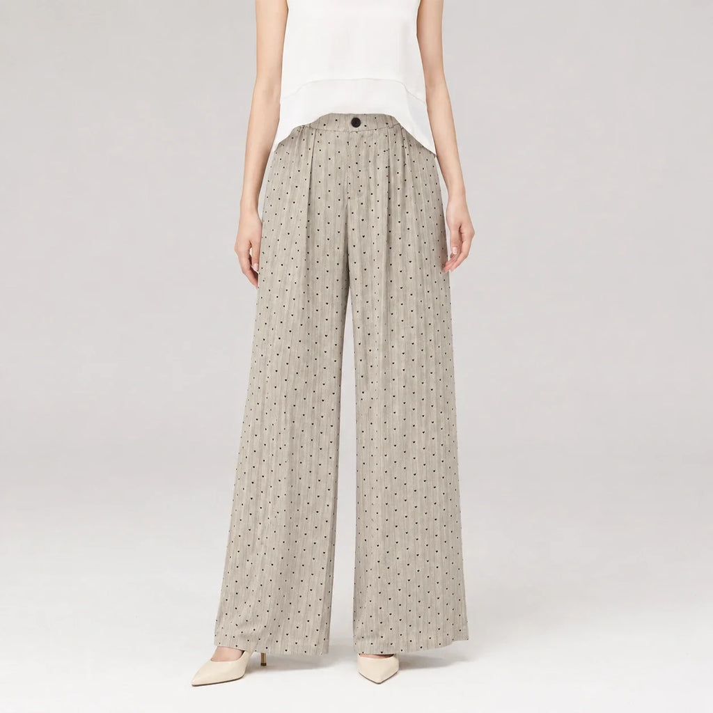 Mini Heart Wide Leg Pants WHD0606208