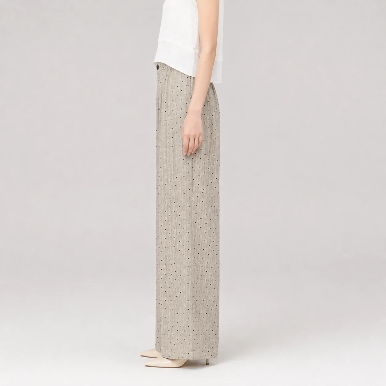 Mini Heart Wide Leg Pants WHD0606208