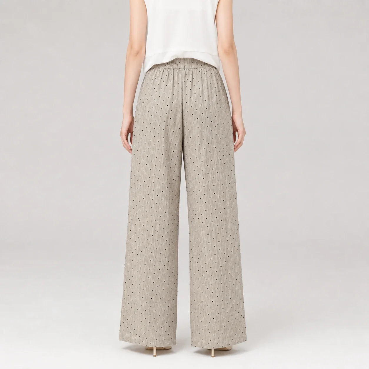 Mini Heart Wide Leg Pants WHD0606208