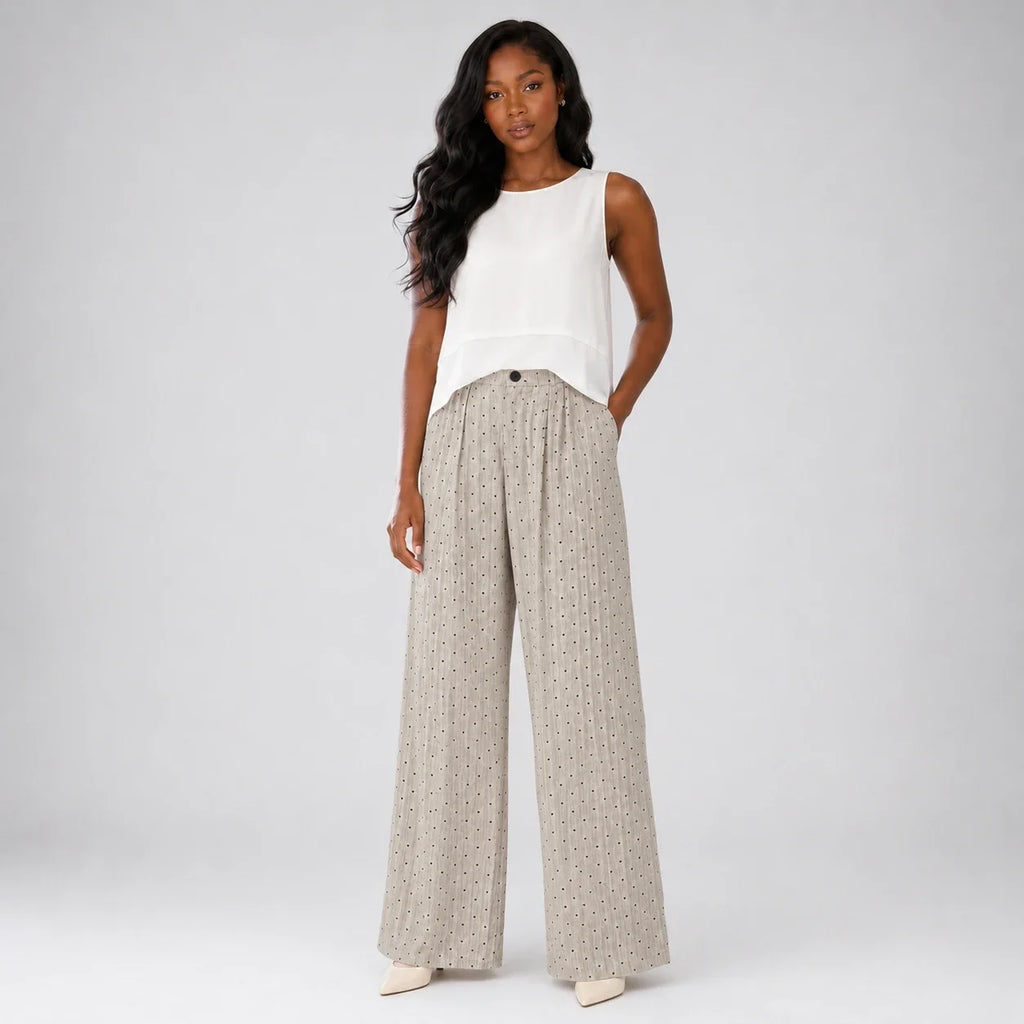 Mini Heart Wide Leg Pants WHD0606208