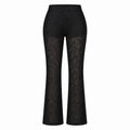 White Lace Flare Pants WHD0606211