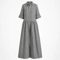 Gingham Wide Leg Jumpsuit WHD0606218