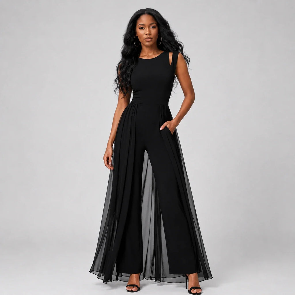 Wide Leg Wrap Jumpsuit WHD0606221