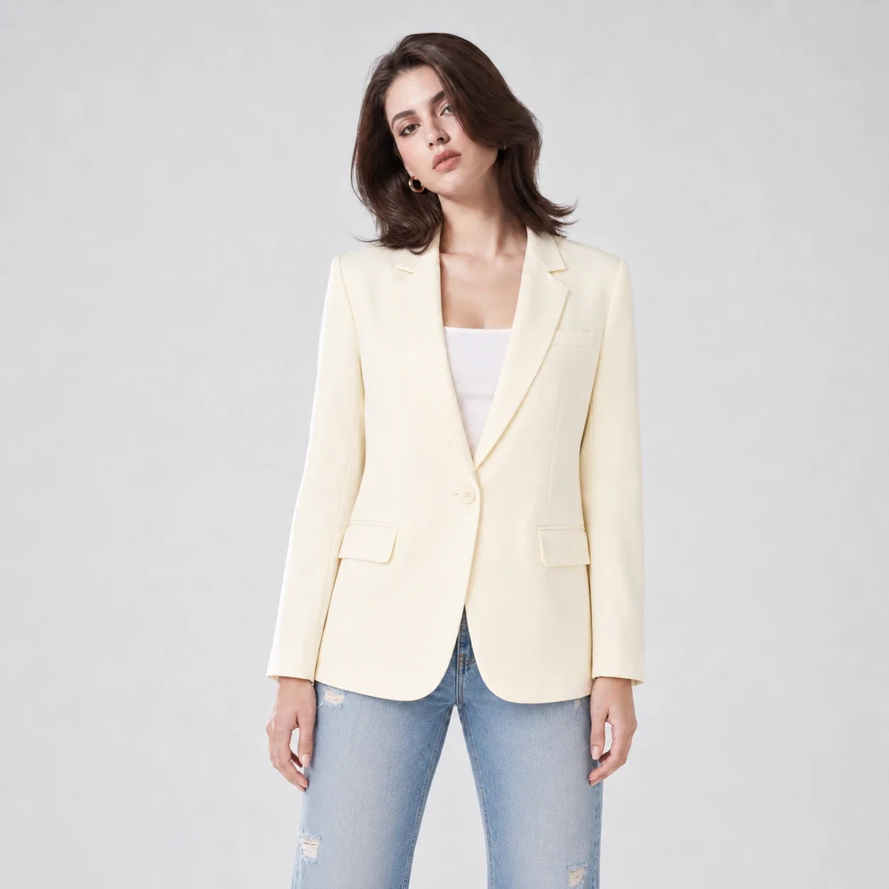 Single-Breasted Blazer Jacket WHD0606227