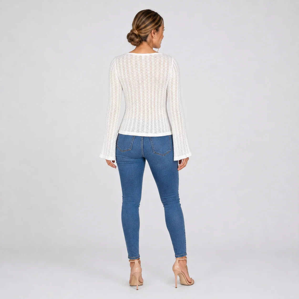 Shell Button Knit Cardigan WHD0606230