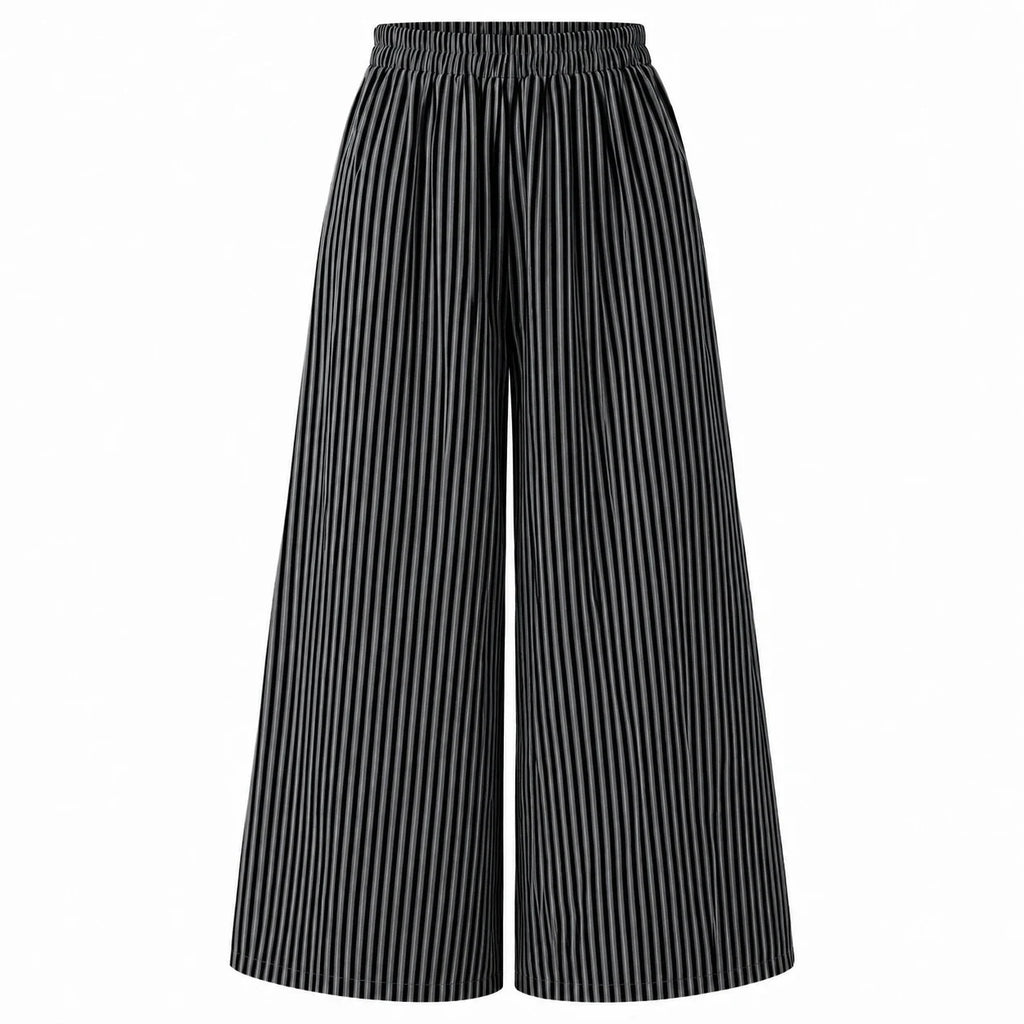 Striped Wide Leg Pants WHD0606239