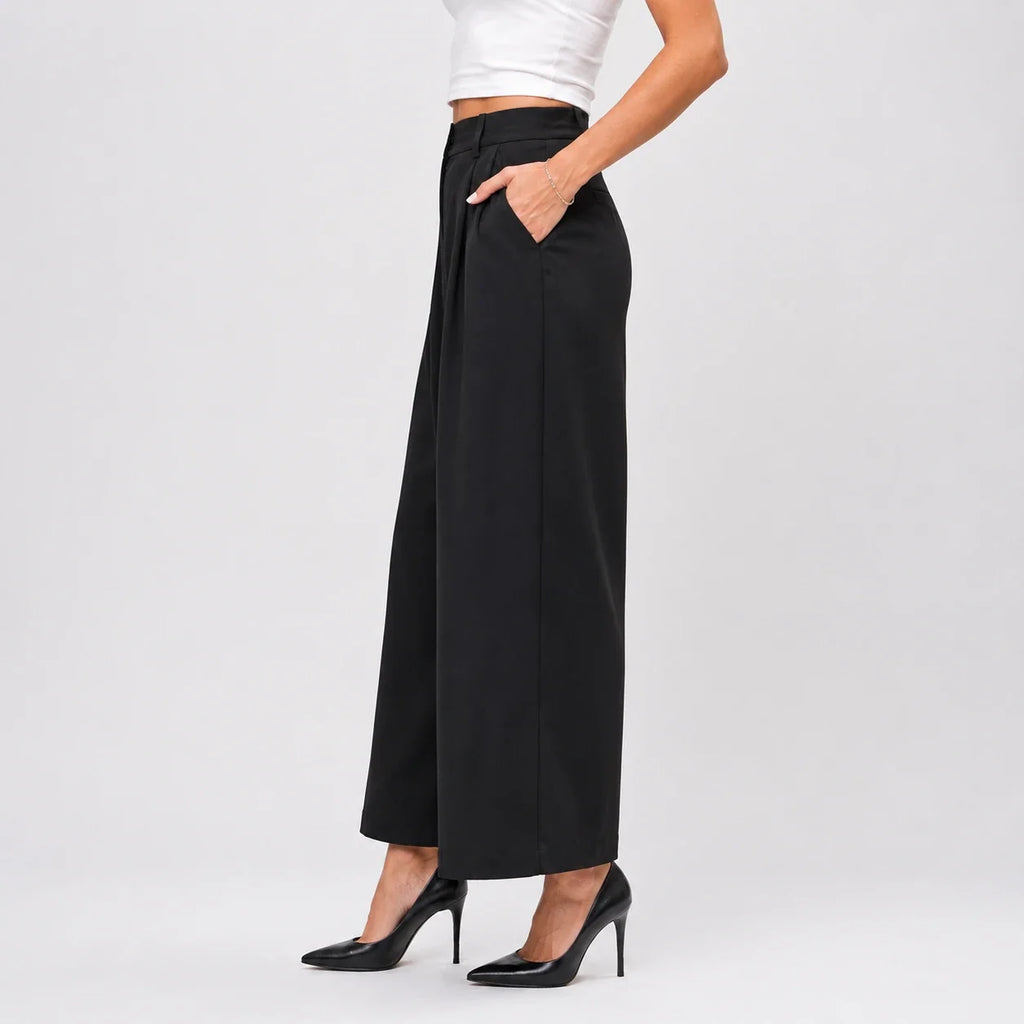 Pleated Wide Leg Pants WHD0606241