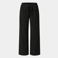 Striped Drawstring Wide Leg Pants WHD0606244