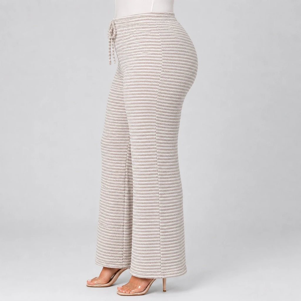 Textured Drawstring Lounge Pants WHD0606245
