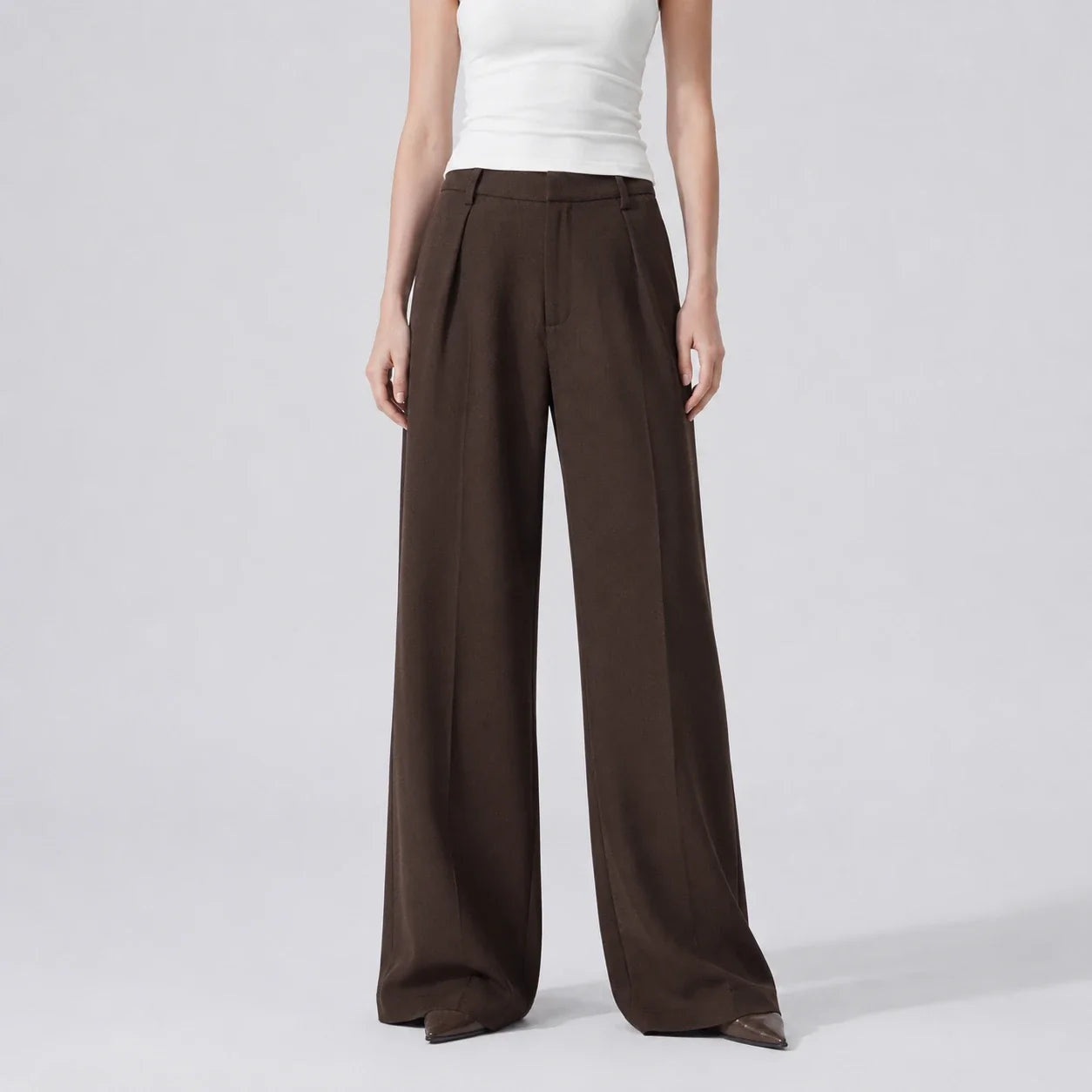 High Waist Wide Leg Pants WHD0606246