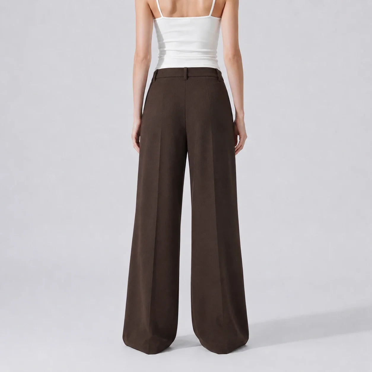 High Waist Wide Leg Pants WHD0606246