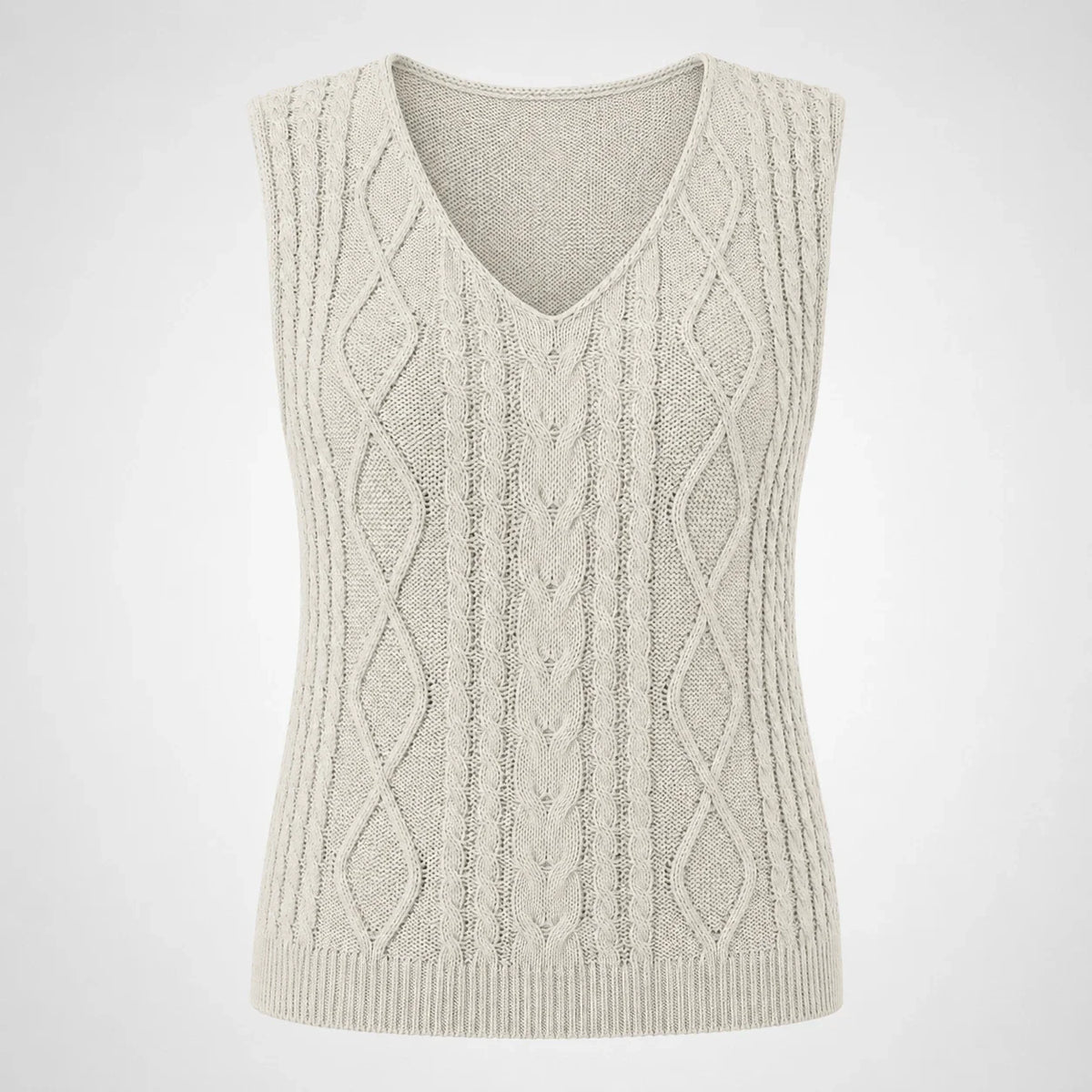 Cable Knit Sleeveless Top WHD0606261