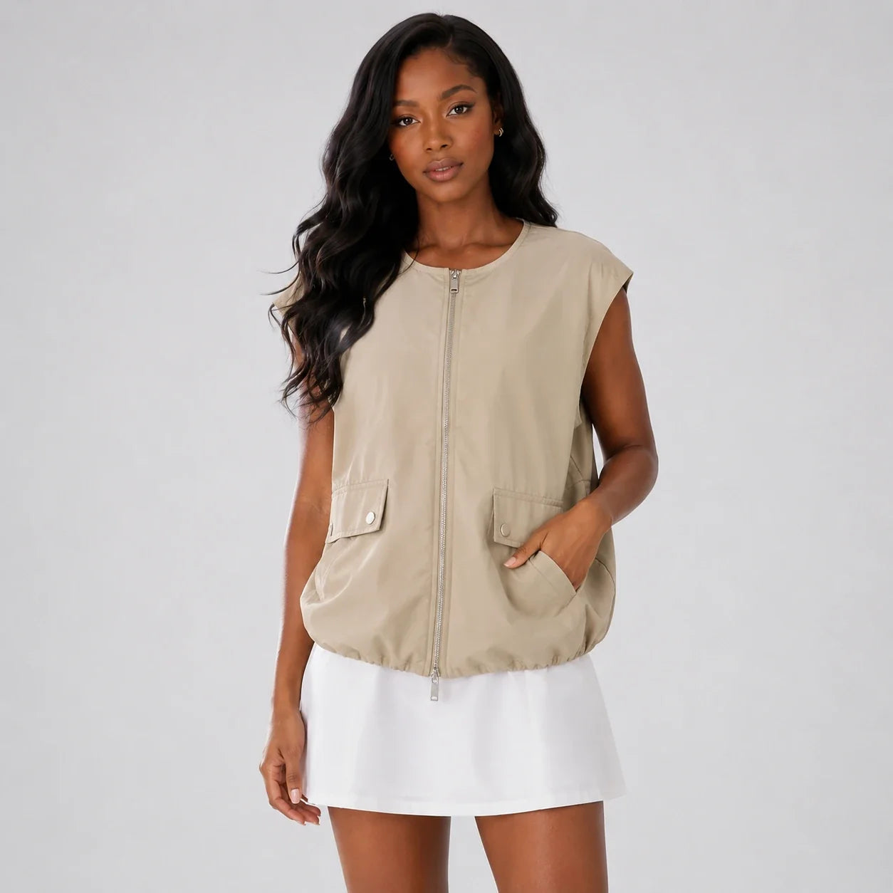 Utility Zip Front Vest WHD0606266