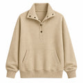 Snap-Collar Relaxed Pullover Top WHD0606270