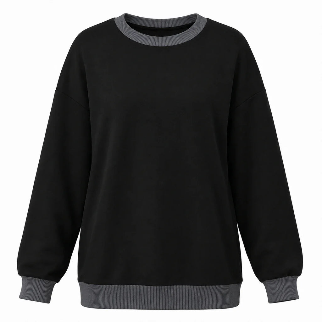 Contrast Crewneck Sweatshirt WHD0606271