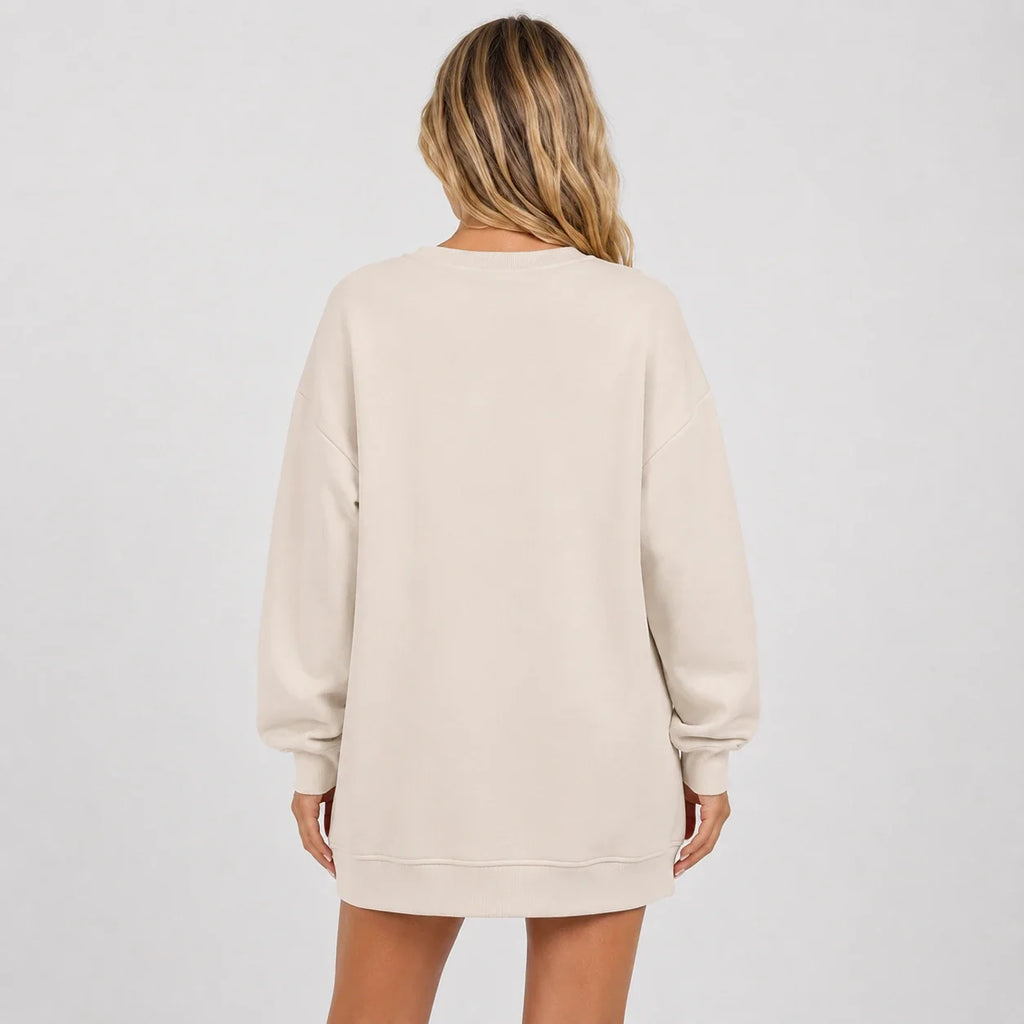 Side Zip Oversized Sweatshirt WHD0606275