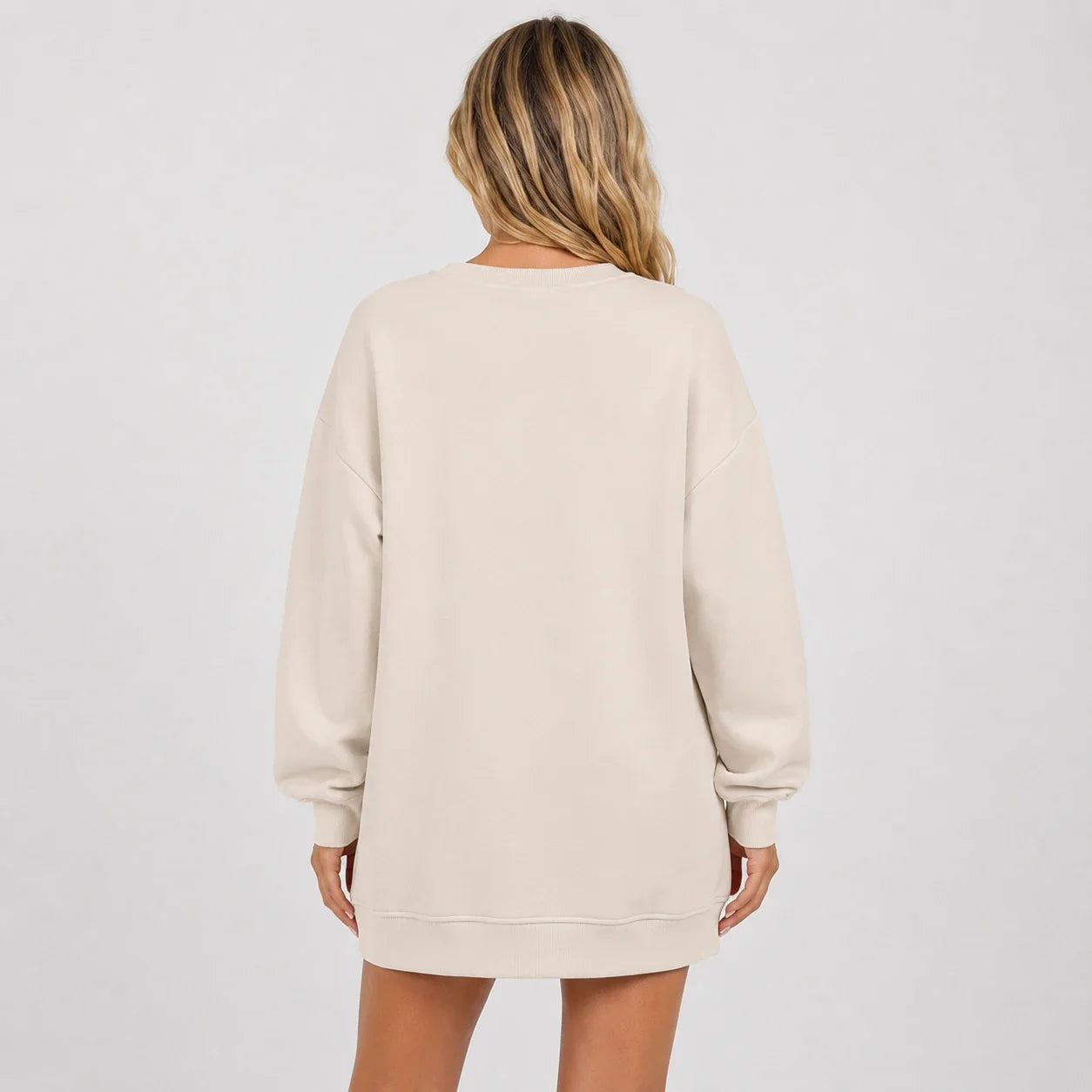 Side Zip Oversized Sweatshirt WHD0606275