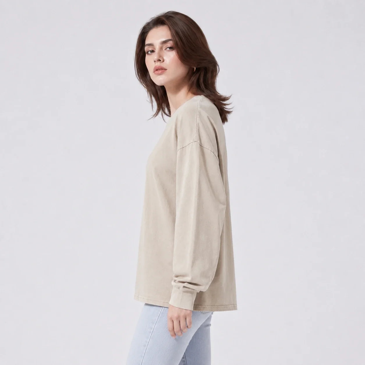 Washed Crew Neck Tee WHD0606276