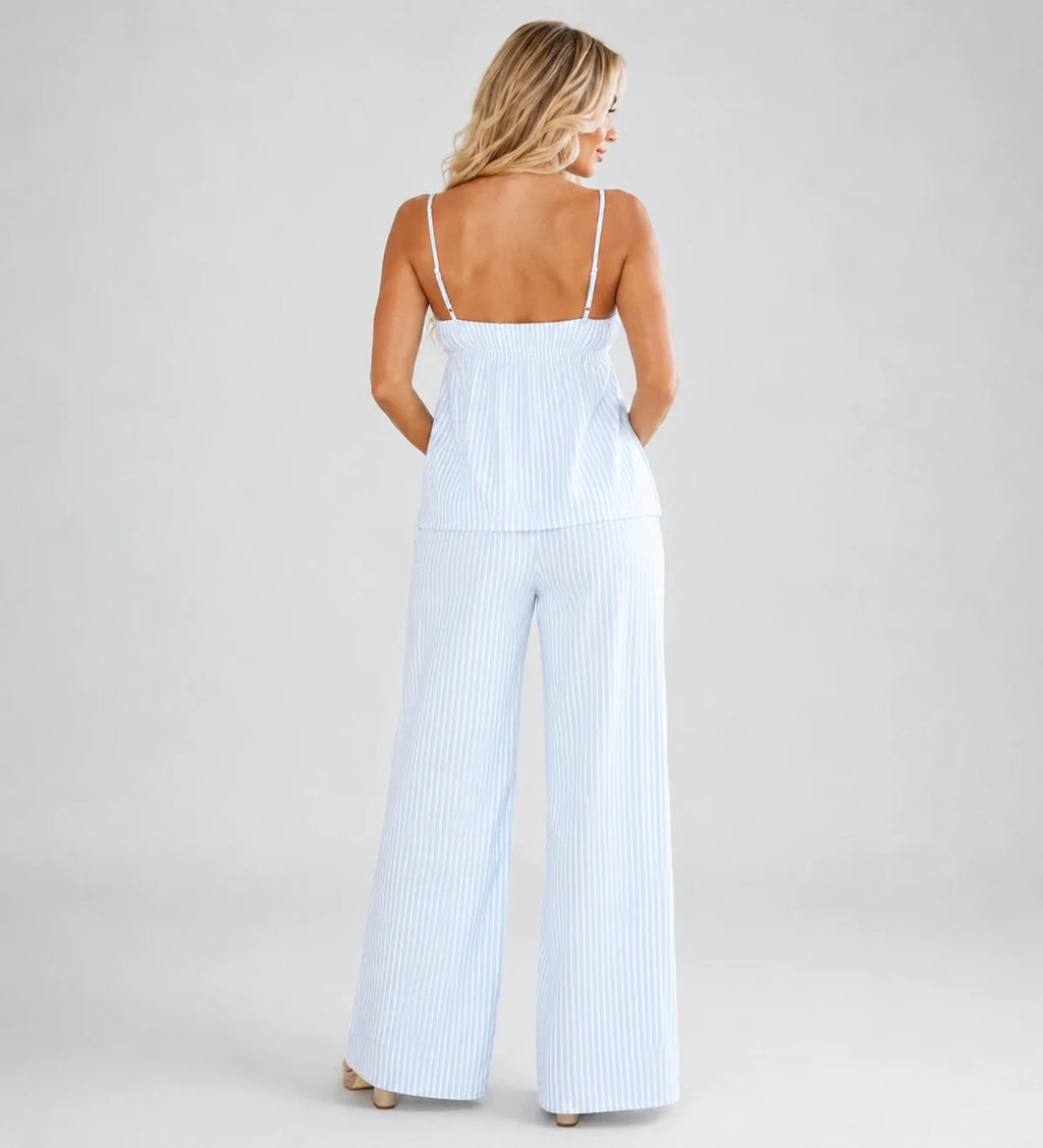 Striped Cami Pant Set WHD0606277