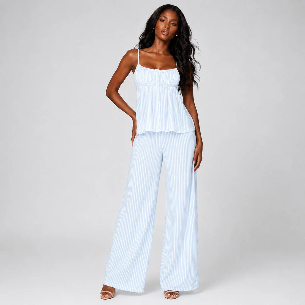 Striped Cami Pant Set WHD0606277