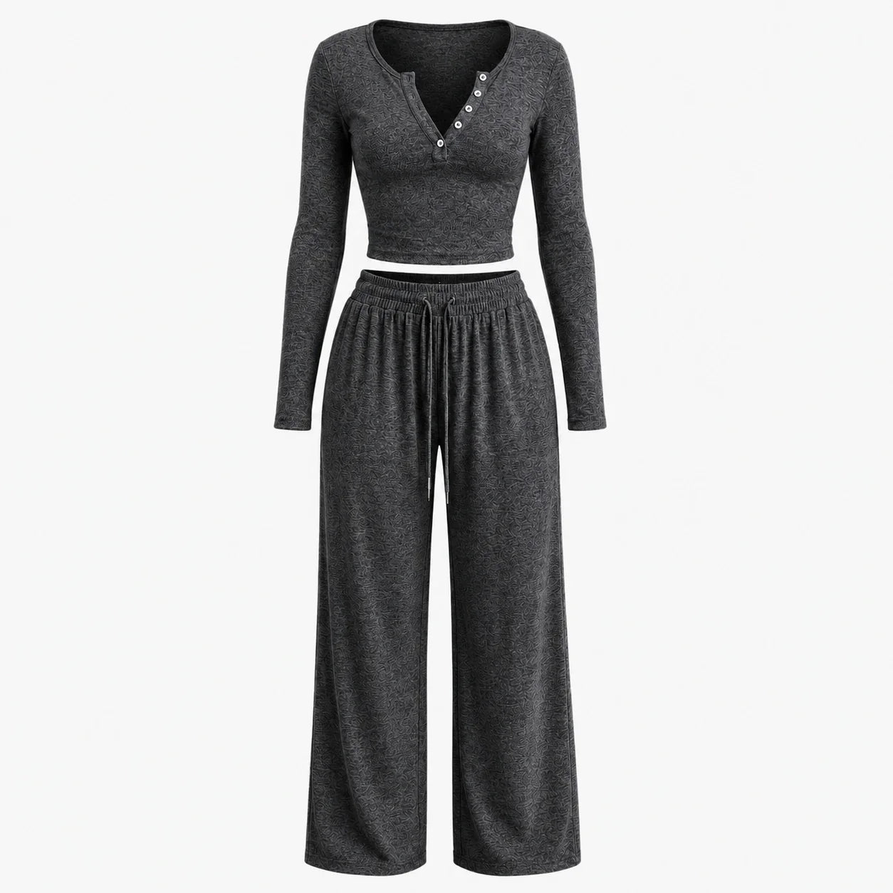 Grey Henley Lounge Set WHD0606281