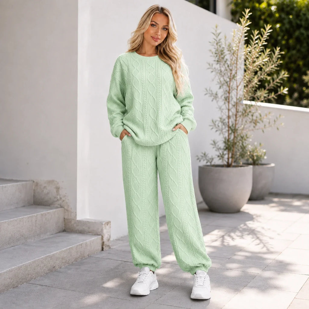 Cable Texture Lounge Set WHD0606283
